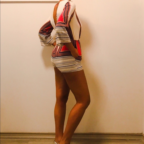 Fab’rik Summer 3/4 Sleeve Romper - Picture 2 of 7